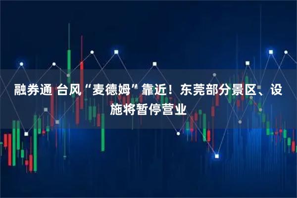 融券通 台风“麦德姆”靠近！东莞部分景区、设施将暂停营业